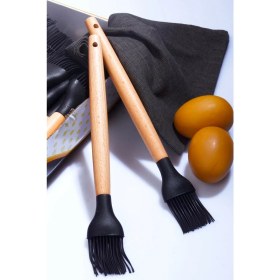 Resim Emg Home Bambu Siyah Saplı Silikon Fırça 