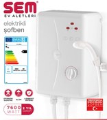 Resim teknotrust Beyaz Fiora Elektrikli Şofben Resmi Distribütör Garantili Evet 50 L Yok Elektrikli 2 Yıl 