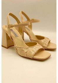 Resim Cadis Nud Topuklu Sandalet Nud 