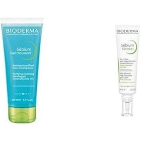 Resim Sebium Purifying Cleansing Köpüren Gel 100 Ml + Sebium Kerato+ Sivilce Ve Akne Lekesi Karşıtı Aha, Bha Ve Salisilik Asit İçeren, Cildi Kurutmadan Nemlendiren Bakım Kremi 30 Ml 