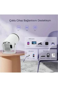 Resim GoMarkt 4K Ev Sineması Taşınabilir Ev Tipi Projeksiyon Ultra HD Android 12 