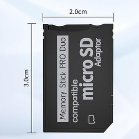 Resim SoyluhanStore Stick Pro Duo to Micro SD Kart Adaptör – PSP 1000/2000/3000 Uyumlu – Dönüştürücü Adaptör 