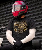 Resim HALL BREATHE Beyaz Motosiklet Kol Koruyucu Bandaj, Esnek ve Rahat Kullanım 