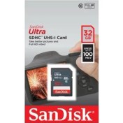 Resim Sandisk Ultra 32gb 100mb/s Sdhc Hafıza Kartı 