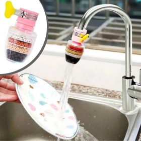 Resim urfakent bilişim ve medya danışmanlık Buffer® 6 Katmanlı Musluk Ucu Filtreli Su Tasarruflu Hijjenik Musluk Başlığı 