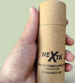 Resim Singularis Nexta Gözlük Temizleme Seti - 30 ml Sprey, A Kalite Mikrofiber Bez ve Doğa Dostu Kraft Kutu 