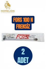 Resim HOMELION 2 ADET Fors 100N Gri Dolap Kapak Pistonu – Amortisörlü Hidrolik Destek Mekanizması - 27 cm 