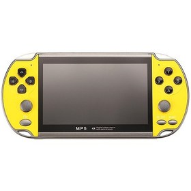 Resim Retro Çift Salıncaklı El Mini Oyun Konsolları Sekiz Simülatörlü Hd Ekran 8g Bellek Desteği Tf Genişleme Av Çıkışı Sarı 