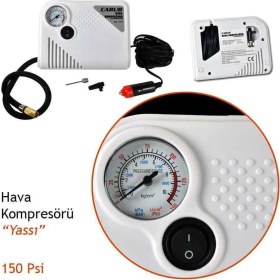 Resim Carub 12V Hava Kompresörü 150 Psi Yassı BR2491105 