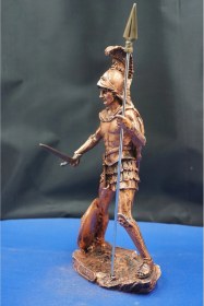 Resim Antik Yunan Mitolojisi Ares Heykel Biblo Savaş Tanrısını Yansıtan Dekoratif Aksesuar 27 Cm 