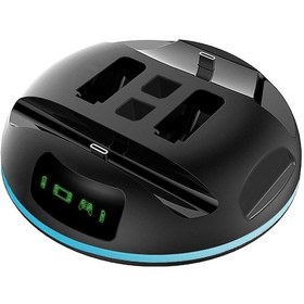 Resim Lemestar Nintendo Switch 4 Cihazlı Hızlı Şarj Aleti: Joy-con, Pro Kumanda Ve Lite Konsolu İçin 4'lü Usb-c Şarj Istasyonu Hızlı Şarj, Led Göstergesi 