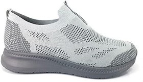 Resim FORELLİ LENA HAFİF ORTOPEDİK KETEN KADIN SPOR AYAKKABI Açık Gri 39 