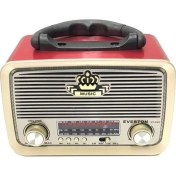 Resim Siyah USB ile Çalışan Portatif Şarjlı Radyo (5047) 
