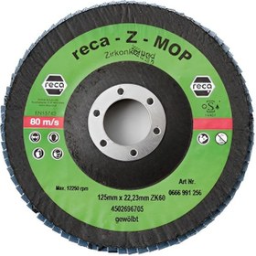 Resim Reca Zirkonyum Zimpara 115mm/k60 