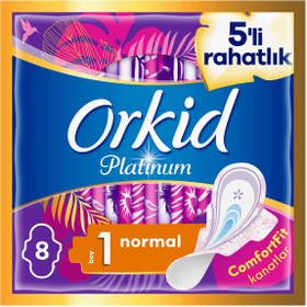 Resim Orkid Platinum Normal (boy 1) 8 Adet Hijyenik Ped 