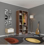 Resim Kenzlife giysi dolabı hüsamettin 180*090*40 cvz gardırop 