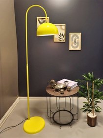 Resim Sonart Taksi Sarısı Lambader Hareketli Başlık Modern Dekorati... Turkuaz 