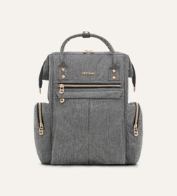 Resim Angel Gri Kumaş Bebek Çantası 