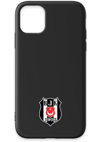 Resim Beşiktaş Logo Siyah Telefon Kılıfı - iPhone 11 