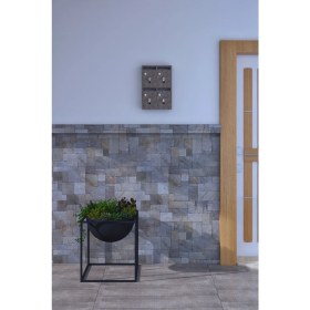 Resim Rafineri Tasarım Posta Kutusu Kilitli Sistem Gri 4' Lü 