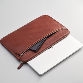 Resim MacBook Çantası Taba Slim Deri Kılıf MacBook Air 13\ MacBook Pro 13\ 