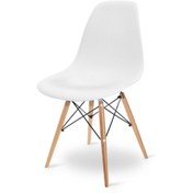 Resim POP DEKO Eames Sandalye-dsw Beyaz 