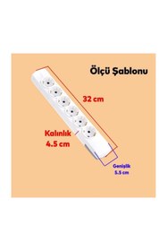 Resim Genel Markalar 6’Lı Kablosuz Grup Priz 