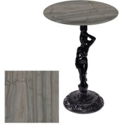 Resim Dockers Bistro Döküm Masa (Çipa Angel Werzalit Yuvarlak Q 60cm) - Magma 