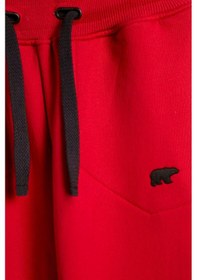 Resim Bad Bear Less Plain Sweatpants Kids Crimson-red Kırmızı Çocuk Eşofman Altı 001 Kırmızı 