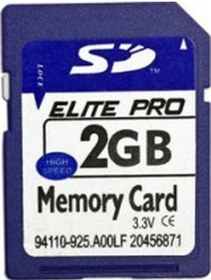 Resim 2 Gb Sd Hafıza Kartı Fotograf Makinaları İçin 2 Gb Elite Pro Sd Hafıza Kartı 
