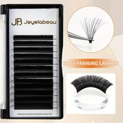 Resim JB Jeyelabeau Kolay Fanlar Hacimli Kirpikler 1S Hızlı Açan Kirpik Uzatma Kolay ve Hızlı Fanlar (C/D 0.05mm, 0.07mm) 