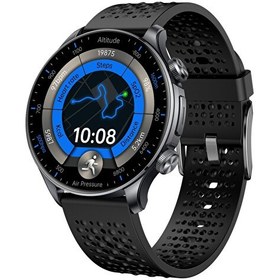 Resim Bix TSW6 48mm 1.6 inç Super Retina AMOLED GPS AI Yapay Zeka Bluetooth Aramalı Nabız SpO2 Ölçer Akıllı Saat Siyah 
