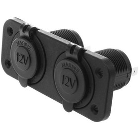 Resim Araba Auto Ene 2 Trade Ette Soket Adaptörü 12v / 24v Su Geçirmez 