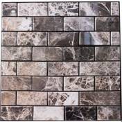 Resim Hfambition Mermer Desenli Pvc Otomatik Yapışkan Duvar Kağıdı - Mobilya Yenileme, Mutfak Tezgahı, Pencere Üstü - Yağ Dayanıklı, 30x30 Cm, 1 Adet Çok Renkli 