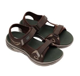 Resim Skechers Go Walk Arch Fıt 2.0 Sandal Erkek Sandalet Kahve 