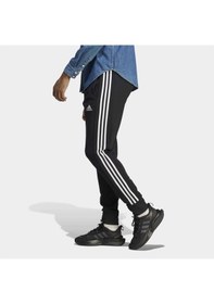 Resim Adidas Essentials French Terry Tapered Cuff 3 Stripes Erkek Eşofm 001 