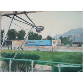 Resim Mavi Otobüs, 2011 - 26 x 35 cm / Çerçevesiz 