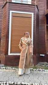 Resim NuNu By Natural Touch Oversize Bej Trençkot - Bej / Standart 