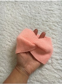 Resim Yavruağzı Bebek Saç Bandanası Yavruağzı 