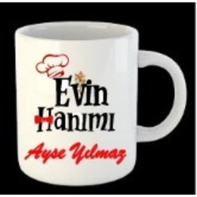 Resim harmoni strings Evin Hanımı Kupa Bardak Isme Özel 