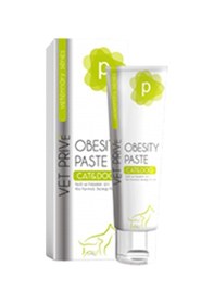 Resim Vet Prive Veterinary Obesity Paste Kedi Ve Köpekler İçin Kilo Kontrolü Desteği Malt Macun 100 Gr 
