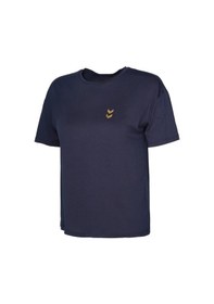 Resim Hummel Sajar S/s 912340-7459 Lacivert Kadın T-shirt Lacivert 