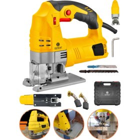 Resim Detroit Metal Şanzuman 6 Kademe Devirli Lazerli Otomatik Dekupaj Testere Çantalı 