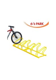 Resim İlgi Trafik Bisiklet Park Yeri Sistemleri Alanı Demiri Ayağı Sehpası Ankara 6'lı Sarı 