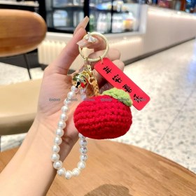 Resim Silver1 Gıoıo Yeni Sevimli Kedi Pençe Çapraz Giyinme Kurumi Bebek Araba Anahtarlık Büyük Kulak Köpek Çift Okul Çantası Hediye Anahtarlık Kolye (Yurt Dışından) 