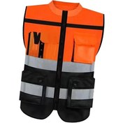 Resim Suntek Yansıtıcı Güvenlik Yeleği Yetişkinler Turuncu-xl 
