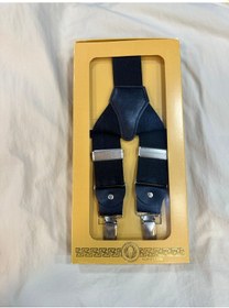 Resim Trg Polo Siyah Siyah Düz Erkek Pantolon Askısı 