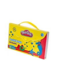 Resim Play-Doh Pastel Boya Çantalı 12 Renk Play-Pa005 N11.6716 