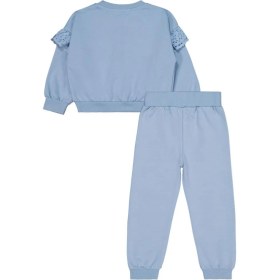Resim Civil Girls Kolu Fırfırlı 6-9 Yaş Eşofman Takımı - Mavi 