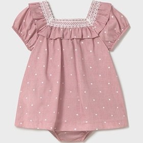 Resim Mayoral Puantiyeli Bebek Elbisesi 1919 Pembe 